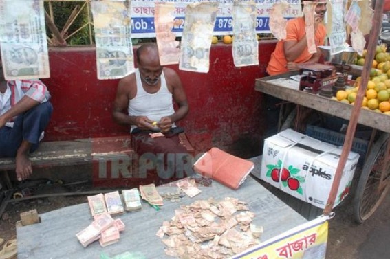 Tripura illegal 'Gol-Bazar' bank remained open on Wednesday 